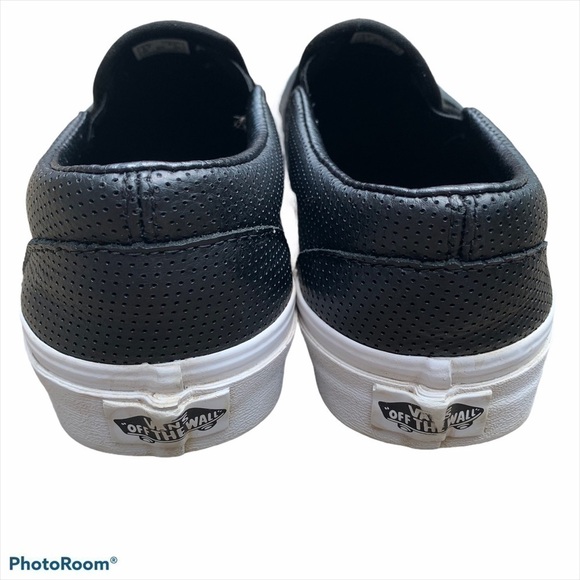 𝅺VANS Asher LeatherSlip On Sneakers Size - Picture 5 of 9